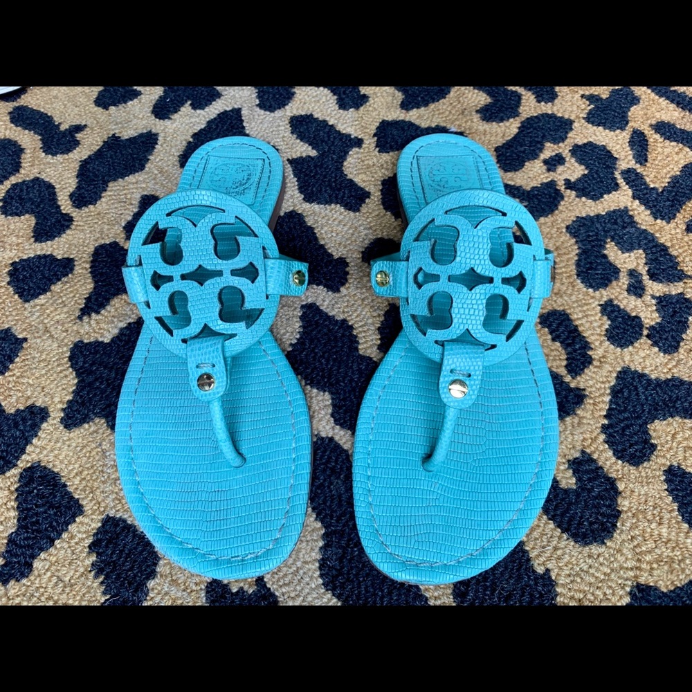 Tory Burch Miller Sandals Bright Mint